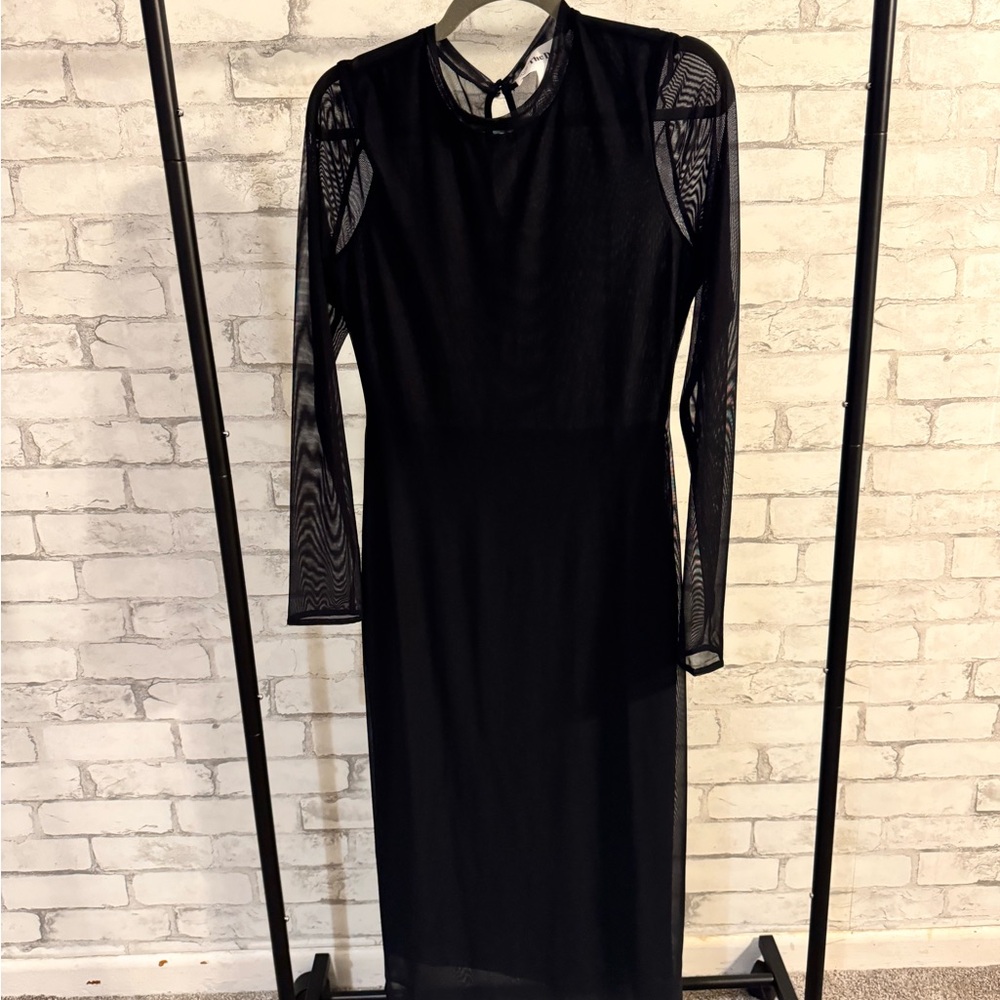 Chic Black Long Sleeve Dress